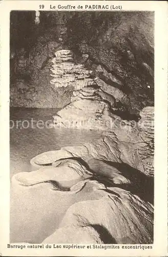 Hoehlen Caves Grottes Gouffre de Padirac Stalagmites  Kat. Berge