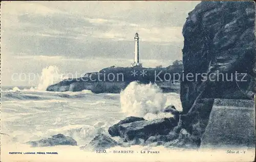 Leuchtturm Lighthouse Biarritz Le Phare  Kat. Gebaeude