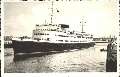 Dampfer Oceanliner Postboot Ostende Douvres Kat. Schiffe