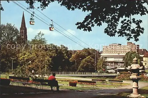 Seilbahn Schlossberg Freiburg im Breisgau Stadtgarten Karlsbau / Bahnen /