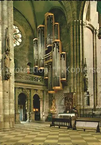 Kirchenorgel Muenster U. L. Frau Freiburg im Breisgau Kat. Musik