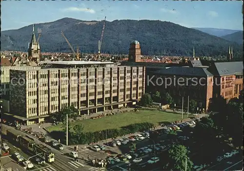 Universitaet Kollegiengebaeude Freiburg im Breisgau Strassenbahn Kat. Gebaeude