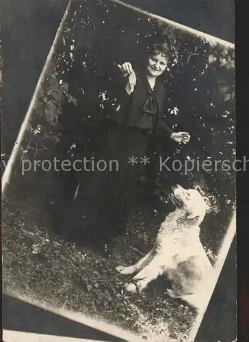 Hunde Frau  Kat. Tiere