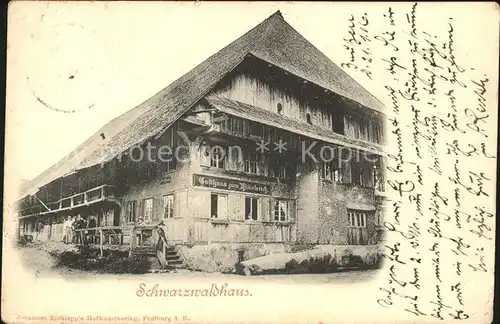 Schwarzwaldhaeuser Gasthaus Johannes Elchlepp Verlag  Kat. Gebaeude und Architektur