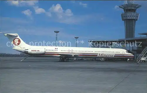 Flugzeuge Zivil Minerve McDonnell Douglas MD 83 EI BTL Kat. Flug