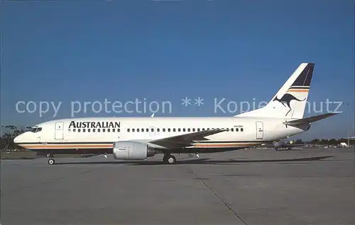 Flugzeuge Zivil Australian Airlines Boeing 737 376 VH TAF Kat. Flug