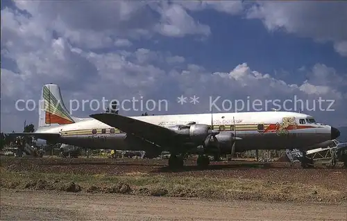 Flugzeuge Zivil Ethiopian DC 6A ET AGY c n 45500 Kat. Flug