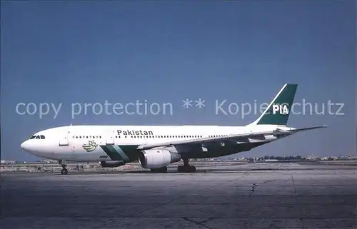 Flugzeuge Zivil Pakistan Airbus A300B4 AP BAZ Kat. Flug