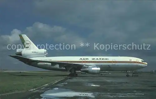 Flugzeuge Zivil Air Zaire Douglas DC 10 30 F OGQC Kat. Flug