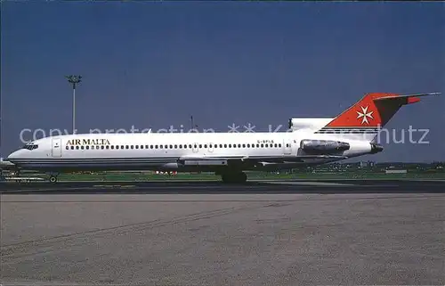 Flugzeuge Zivil Air Malta 1990 Boeing 727 277 G BPNS c n 20550 Kat. Flug