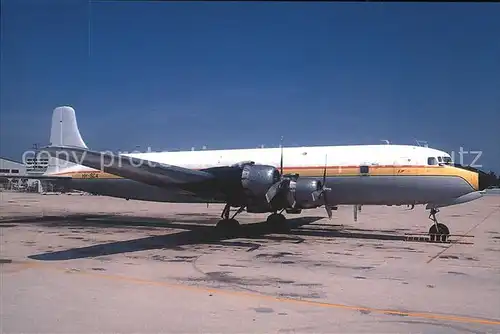 Flugzeuge Zivil Haiti Air Freight Douglas DC6B F HH SCA c n 45225 873 Kat. Flug