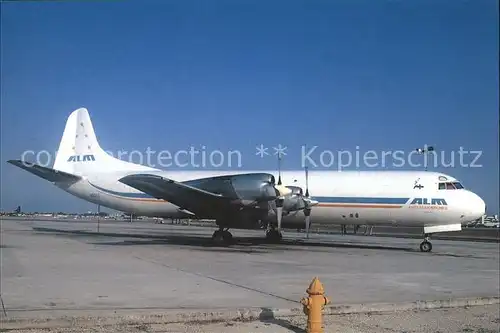 Flugzeuge Zivil ALM Lockheed L188AF Electra N665F c n 1100 Kat. Flug