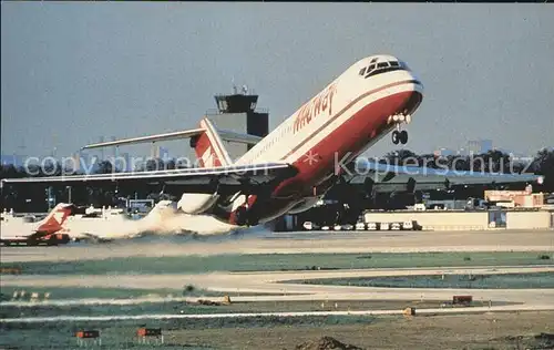 Flugzeuge Zivil Midway Airlines DC 9  Kat. Flug