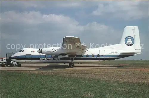 Flugzeuge Zivil Columbia Handley Page HPR7 Herald 209 G BFRK Kat. Flug