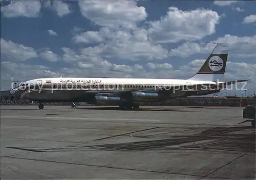 Flugzeuge Zivil Libyan Arab Airlines Boeing 720 023B OD AFW c n 18026 Kat. Flug