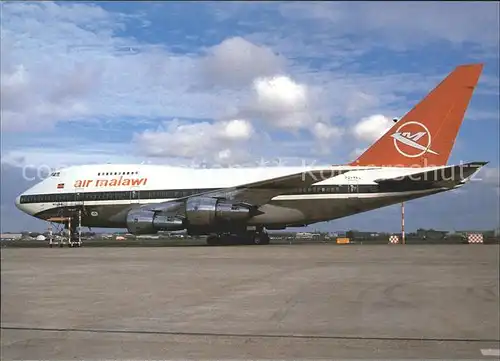 Flugzeuge Zivil Air Malawi Boeing 747SP 44 70 YKL  Kat. Flug