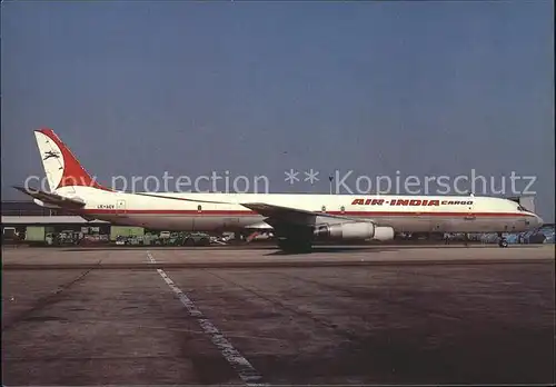 Flugzeuge Zivil Air India Cargo DC 8 63CF LX ACV Kat. Flug