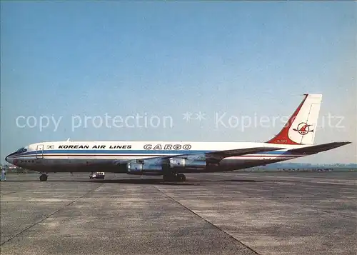 Flugzeuge Zivil Korean Air Lines Cargo Boeing 707 321C Kat. Flug