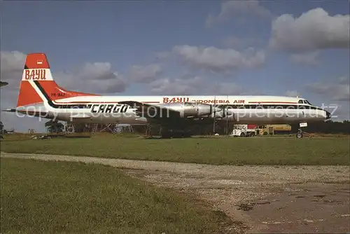 Flugzeuge Zivil Bayu Indonesia Air Canadair CL 44 D4 1 PK BAZ Kat. Flug