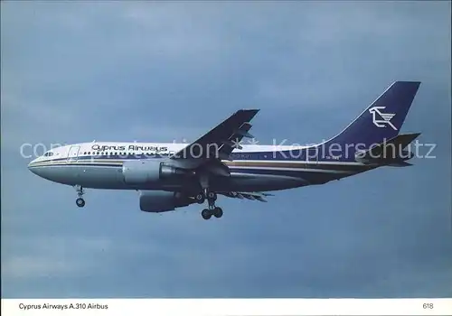 Flugzeuge Zivil Cyprus Airways Airbus A310 5B DAQ Kat. Flug