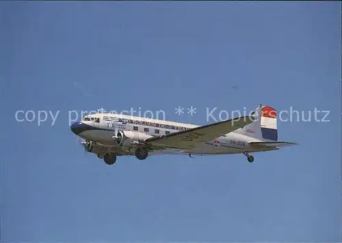 Flugzeuge Zivil 50 Golden DC 3 Years PH DDA  Kat. Flug