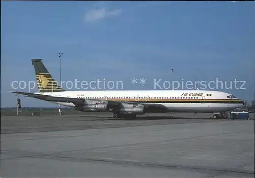 Flugzeuge Zivil Air Guinee Boeing 707 351C 3X GAZ  Kat. Flug