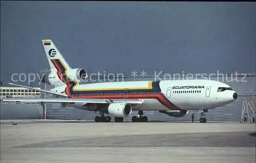 Flugzeuge Zivil Ecuatoriana McDonnell Douglas DC 10 30 HC BKO Kat. Flug