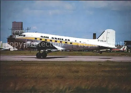 Flugzeuge Zivil Air Anglia Douglas C 47A G AGJV  Kat. Flug