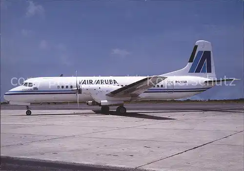 Flugzeuge Zivil Air Aruba NAMC YS 11A 213 P4 YSA c n 2131  Kat. Flug