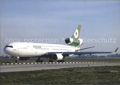 Flugzeuge Zivil Eva Air MD11 B 16101 c n 48542 570 Kat. Flug