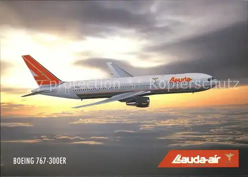 Flugzeuge Zivil Lauda Air  Boeing 767 300ER  Kat. Flug