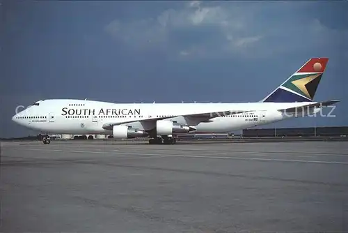 Flugzeuge Zivil South African Airways Boeing 747 244B ZS SAM Kat. Flug