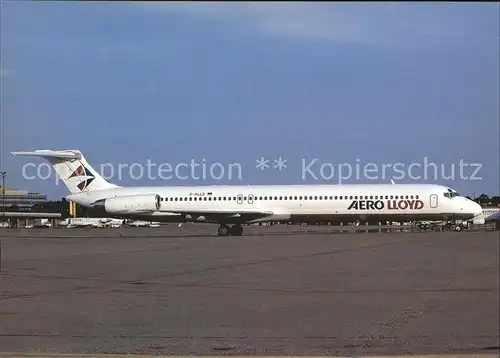 Flugzeuge Zivil Aero LLoyd MD 83 D ALLD c n 49402 Kat. Flug