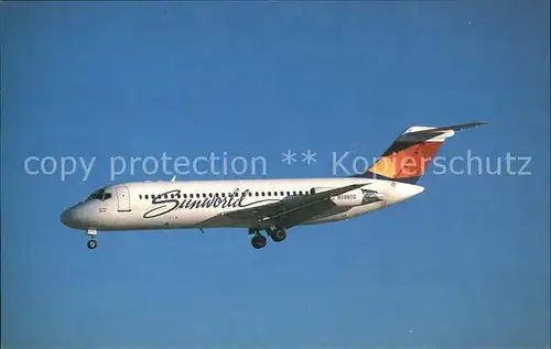 Flugzeuge Zivil Sunworld International Airways McDonnell Douglas DC 9 14 N2892Q Kat. Flug