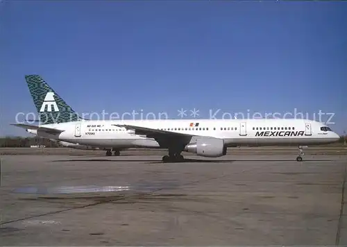 Flugzeuge Zivil Mexicana B 757 2Q8 N755MX c n 24964 Kat. Flug