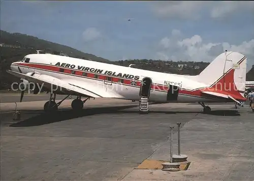 Flugzeuge Zivil Aero Virgin Islands Douglas DC 3 N25651 Kat. Flug
