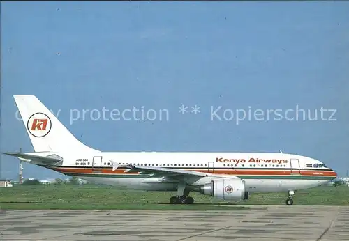 Flugzeuge Zivil Kenya Airways A310 300 5Y BEN Kat. Flug