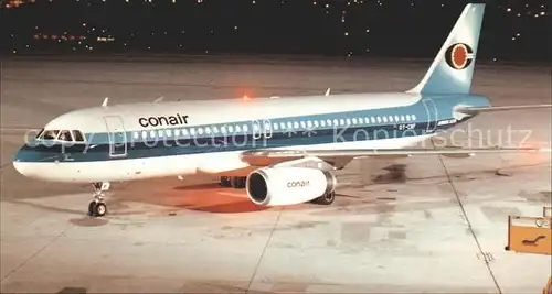 Flugzeuge Zivil Conair A320 200 OT CNF  Kat. Flug