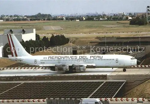 Flugzeuge Zivil Aeronaves Oel Peru Boeing B707 351C OB 1400 c n 19434 Kat. Flug