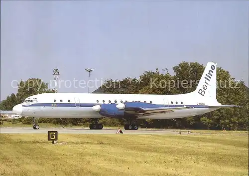 Flugzeuge Zivil Berline Iljuschin IL 18 D AOAU Kat. Flug