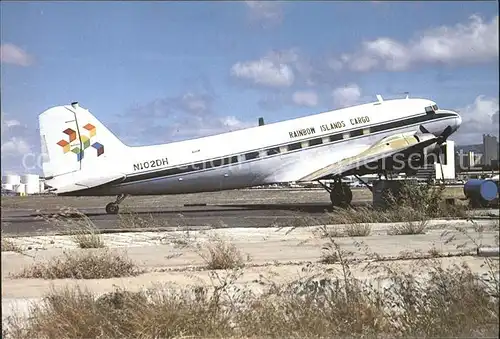 Flugzeuge Zivil Rainbow Islands Cargo Douglas DC 3  N102DH 20830 Kat. Flug