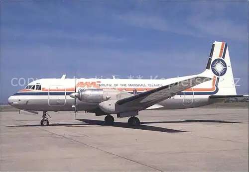 Flugzeuge Zivil Airline of The Marshall Islands Hawker Siddeley 748 Mi 8203 c n 1797 Kat. Flug