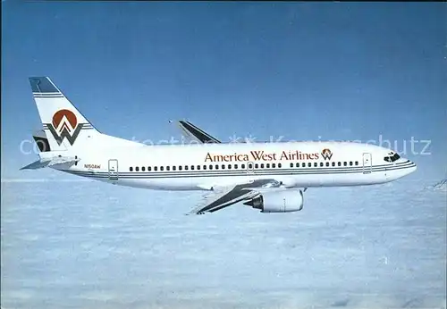 Flugzeuge Zivil America West Airlines Boeing 737 300 N150AW  Kat. Flug