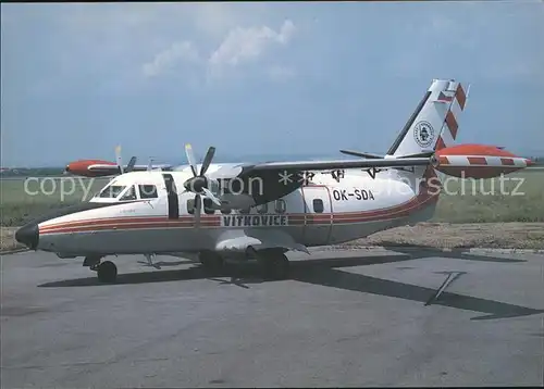 Flugzeuge Zivil Vitkovice L410 UVP E OK SDA c n 872018 Kat. Flug