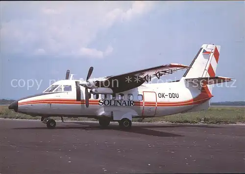 Flugzeuge Zivil Solinair L 410 A OK DDU c n 730204 Kat. Flug