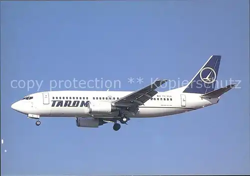 Flugzeuge Zivil Tarom Boeing 737 38J YR BGA c n 27179 2524 Kat. Flug