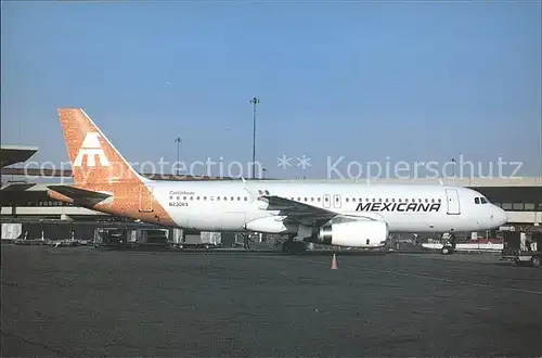 Flugzeuge Zivil Mexicana Airbus Industrie A320 231 N230RX  c n 230 Kat. Flug