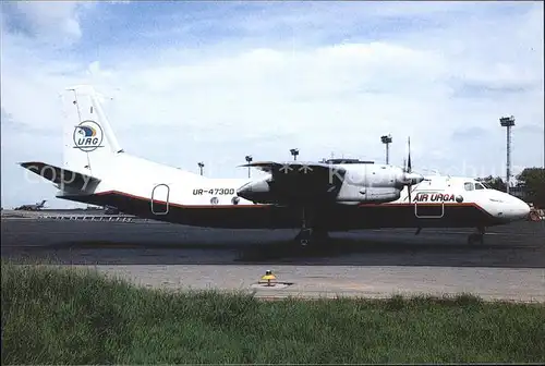 Flugzeuge Zivil Air Urga AN 24 RV RU 47300 cn   Kat. Flug