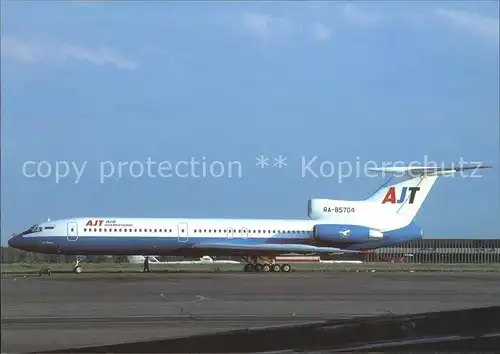Flugzeuge Zivil AJT Air International TU 154M RA 85704 c n 879 Kat. Flug