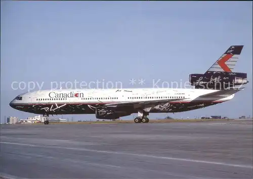 Flugzeuge Zivil Canadian Airlines McDDouglas DC 10 30 C FCRE c n 47868 200 Kat. Flug